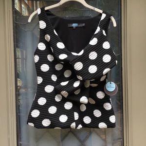 Anthropologie Eva Franco polka dot top